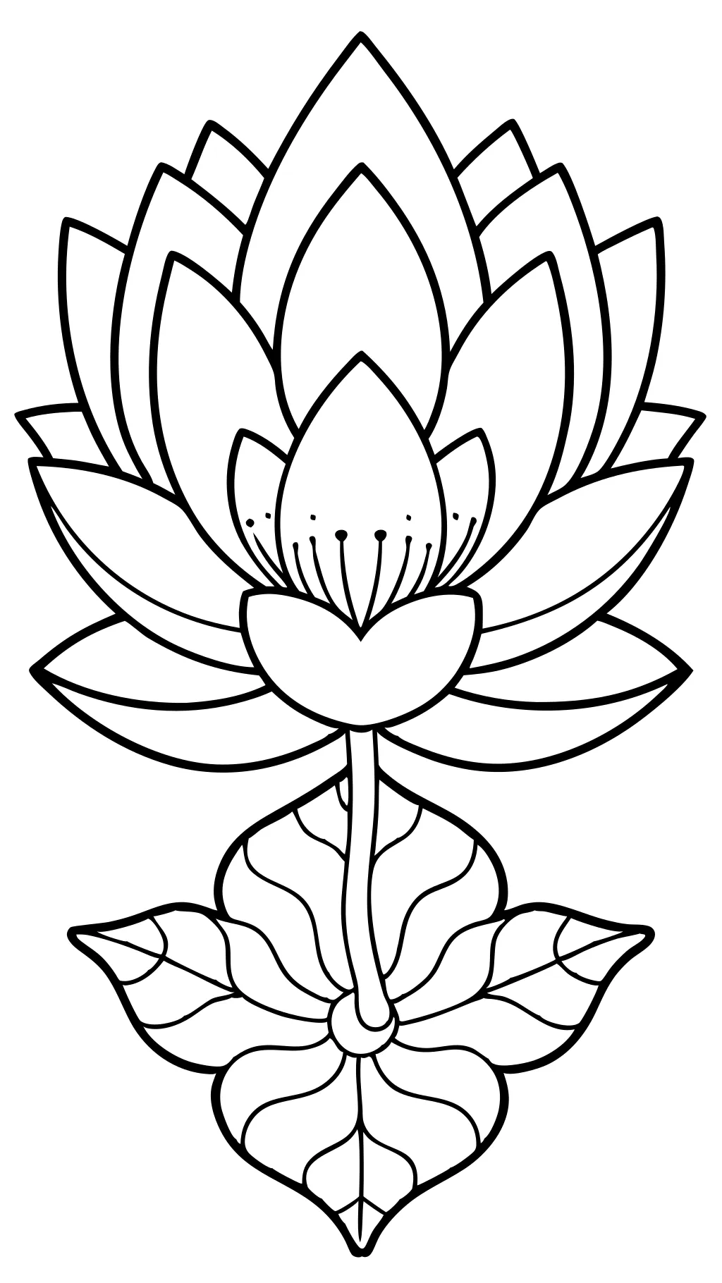 coloriages de lotus